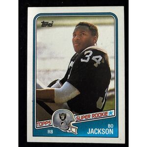 1988 Topps Football Card Bo Jackson #327